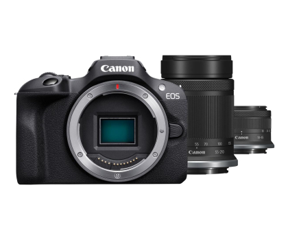 Aparat CANON EOS R100 + RF-S 18-45mm IS STM + RF-S 55-210mm IS STM